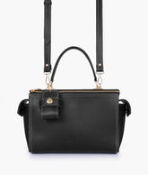 RTW Creation - Black bowling bag with top-handle