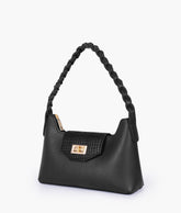 RTW Creation - Black purse with braided strap