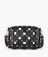 RTW Creation - Black rivet cross-body bag