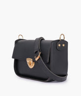 RTW Creation - Black saddle bag with twist lock