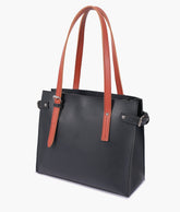 RTW Creation - Black satchel tote bag