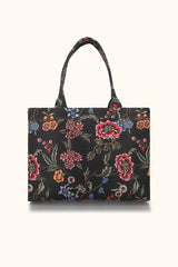 Fineur Canvas Tote Bag Black Multi