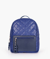 RTW Creation - Blue quilted mini backpack