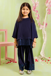 Shop Chiffon Sequence Embroidered 2 Pc Suit in Blue???stylish, elegant, and comfortable dress for girls.