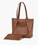 RTW Creation - Brown shopping tote bag