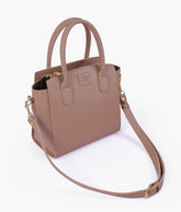 RTW Creation - Brown top-handle mini handbag