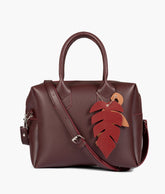 RTW Creation - Burgundy mini bowling bag