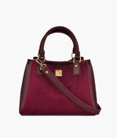 RTW Creation - Burgundy suede mini bag