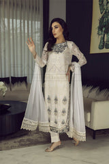 Manahils Stitched Formals K-225-Celestial Swan
