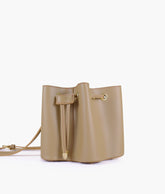 RTW Creation - Coffee star drawstring bucket bag