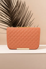 Fineur Shoulder Bag Quilted Charm - Bronze