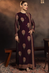 Meeral Stitched 3 Piece Luxury Formals Pret Collection'2025-Maliha - Meeral Luxe
