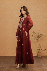 Manahils Stitched Formals K-204-Crown