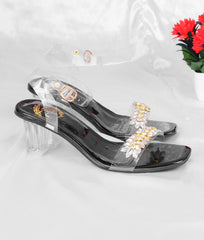 RTW Creation - Crystal black heels