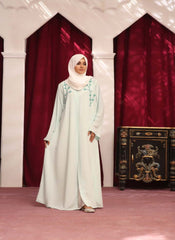 Hand Work Double Brest Style Abaya