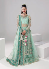 L'amore By Sardinia Unstitched 3 Piece Luxury Formals Handwork Edit Suit-Crystal Bloom