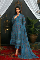 Threads & Weaves 3 PC - Embroidered Lawn Suit-L23206