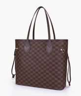 RTW Creation - Dark brown checkered neverfull tote bag