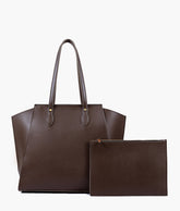RTW Creation - Dark brown classic tote bag