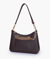 RTW Creation - Dark brown hobo evening bag