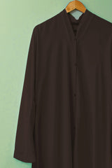 Dark Brown Abaya - Bustangi