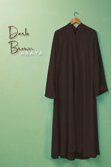 Dark Brown Abaya - Bustangi