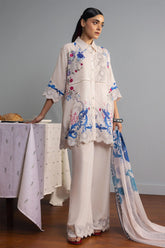 Coco By Zara Shahjahan Unstitched 3 Piece Prints Drop Two Suit-9A-REI