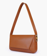 RTW Creation - Brown mini flap bag