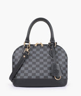 RTW Creation - Black dome satchel handbag