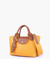 RTW Creation - Mustard mini top-handle tote bag