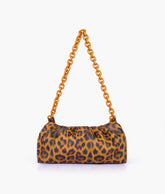 RTW Creation - Brown leopard print cloud bag