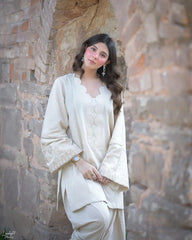 Urban Cut Stitched Co Ords Emb Cotton Eid Edit-C0269