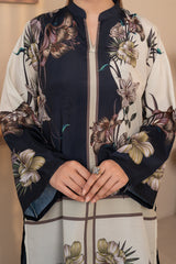 Aqs N Man Stitched 3 Piece Summer Collection'2025-Floral Whisper | AM-030