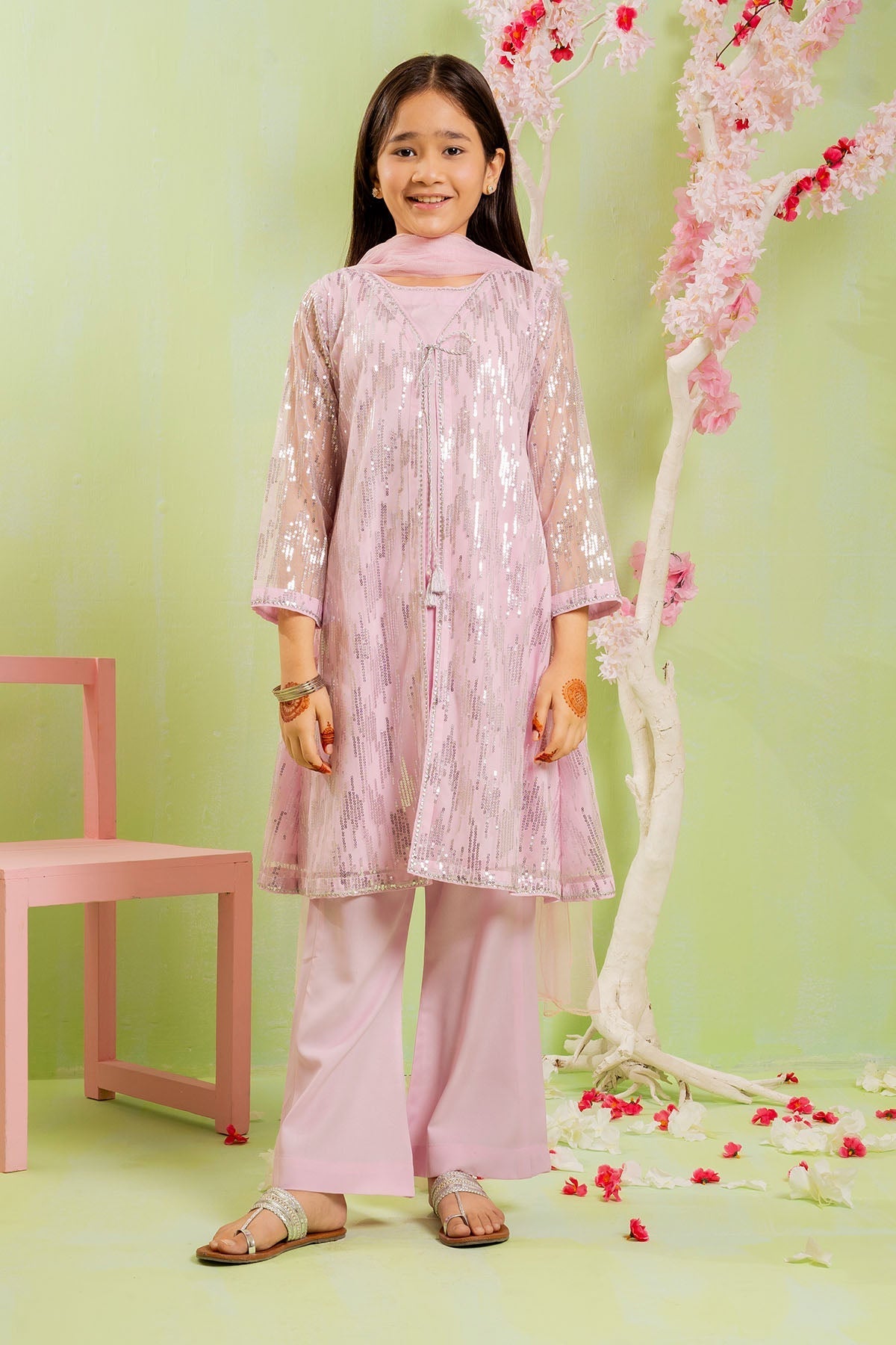 Shop Cotton Net 3 Pc Suit???stylish, elegant, and comfortable girls' formal and semi-formal dress.