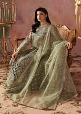 Tara By Sardinia Unstitched 3 Piece Wedding Collection-Sage