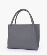 RTW Creation - Grey mocha suede tote bag