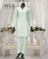 Noor E Rang by Ayla Studio Stitched 2 Piece Summer Collection'2025-Hareem