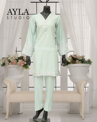 Noor E Rang by Ayla Studio Stitched 2 Piece Summer Collection'2025-Hareem