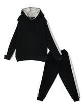 Little Bundles Stitched Kids Suit-Shadow Hoodie Set