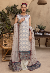 Ishq By Humdum Unstitched 3 Piece Emb Jacquard Collection'2024-IS-08
