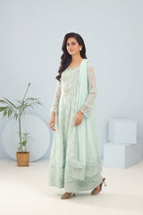 Manahils Stitched Formals K-212-Ice Breeze