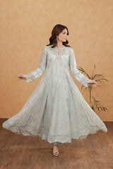 Manahils Stitched Formals K-207-Ice Queen