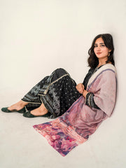 Tng By Md Stole Collection-Parizaad Stole (Pink)