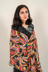 Tng By Md Stole Collection-Fruity Stole (Black)