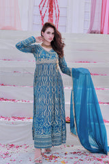 Manahils Stitched Formals Kurti 105