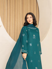 Tiraz Stitched 3 Piece Summer Suit-Majaz