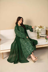 Tiraz Stitched 3 Piece Summer Suit-Kashaf