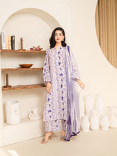 Tiraz Stitched 3 Piece Summer Suit-Ayla