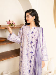 Tiraz Stitched 3 Piece Summer Suit-Ayla