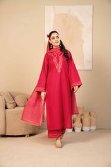 Tiraz Stitched 3 Piece Summer Suit-Aanara